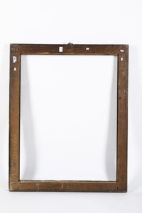 Cornice a cassetta in legno ebanizzato con racemi dorati, Toscana XVII secolo  - Asta Cornici antiche - Associazione Nazionale - Case d'Asta italiane