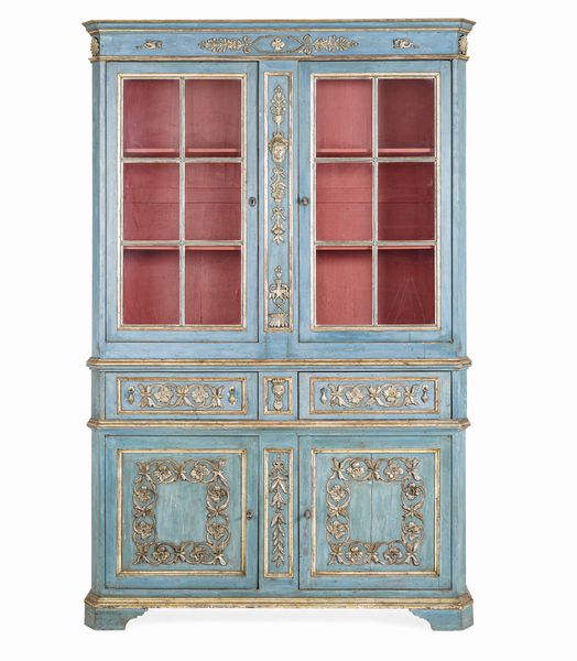 Credenza in legno intagliato e laccato. Toscana, XVIII-XIX secolo  - Asta Dimore Italiane - Associazione Nazionale - Case d'Asta italiane