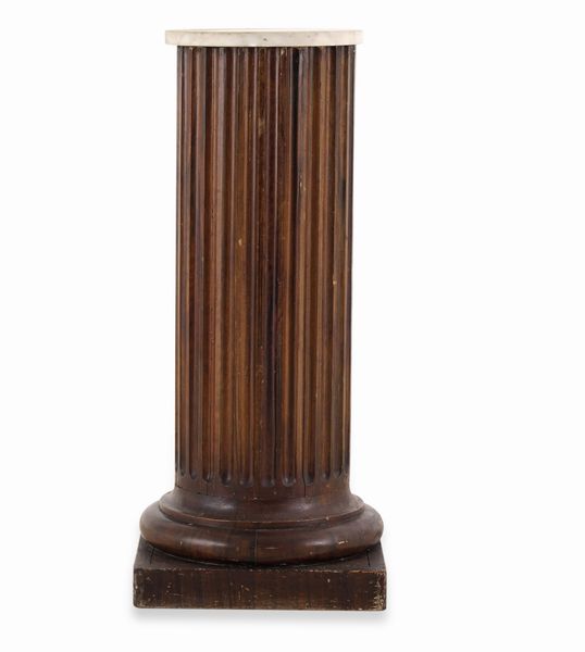 Mezza colonna in legno intagliato, XX secolo  - Asta Dimore Italiane - Associazione Nazionale - Case d'Asta italiane