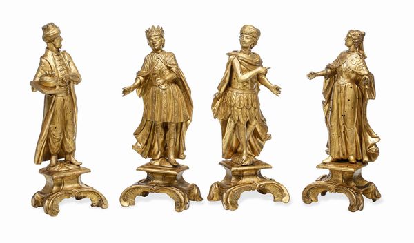 Allegoria dei quattro continenti. Arte veneta del XVIII secolo  - Asta Dimore Italiane - Associazione Nazionale - Case d'Asta italiane