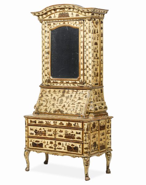 Trumeau decorato ad arte povera. Piemonte, seconda met� XVIII secolo  - Asta Dimore Italiane - Associazione Nazionale - Case d'Asta italiane