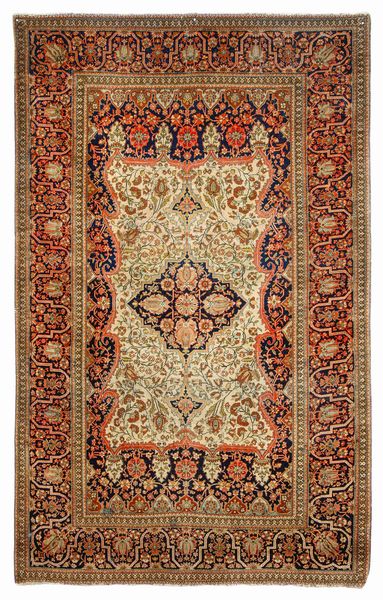 Tappeto Keshan Motasham, fine XIX secolo  - Asta Dimore Italiane - Associazione Nazionale - Case d'Asta italiane