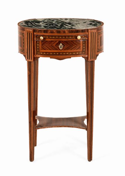 Comodino lastronato e intarsiato. Sicilia, fine XVIII secolo  - Asta Dimore Italiane - Associazione Nazionale - Case d'Asta italiane