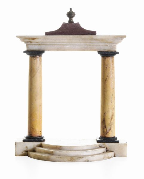 Tempietto in marmi colorati. Italia XIX secolo  - Asta Dimore Italiane - Associazione Nazionale - Case d'Asta italiane