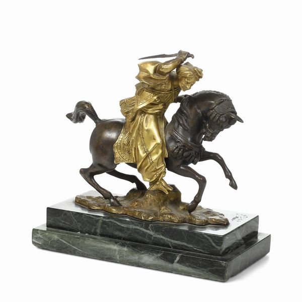 Cavaliere ottomano. Arte tedesca o francese del XVIII-XIX secolo  - Asta Dimore Italiane - Associazione Nazionale - Case d'Asta italiane