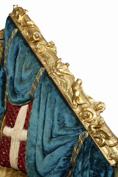 Poltrona da parata. Roma, 1870 ca.  - Asta Dimore Italiane - Associazione Nazionale - Case d'Asta italiane