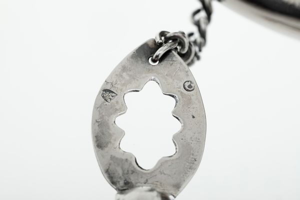 Lucerna. Genova, inizi del XIX secolo. Marchi di occupazione francese in uso dal 1805 al 1808 e marchi di ricontrollo con delfino e croce mauriziana  - Asta Dimore Italiane - Associazione Nazionale - Case d'Asta italiane