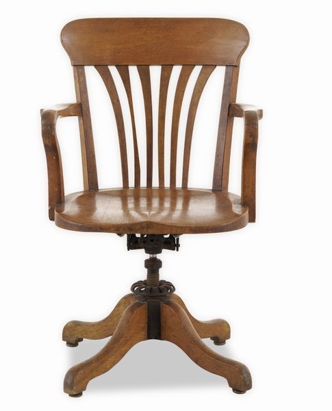Sedia girevole da scrivania. Inizio XX secolo  - Asta Dimore Italiane - Associazione Nazionale - Case d'Asta italiane