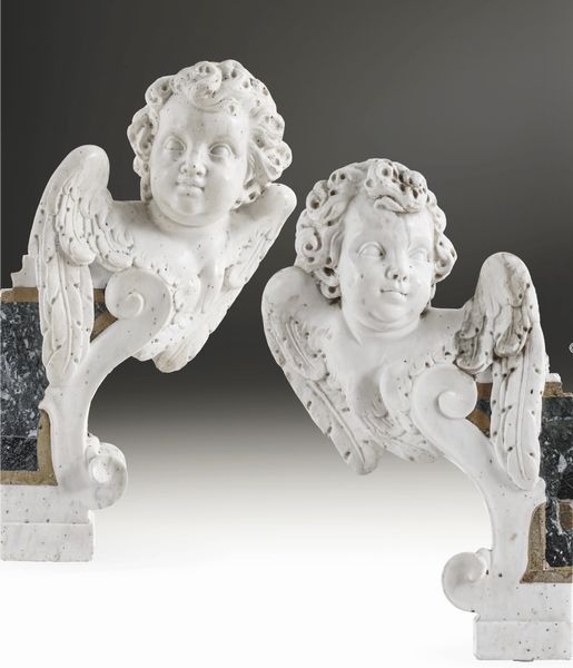Coppia di cherubini. Arte barocca del XVIII secolo  - Asta Dimore Italiane - Associazione Nazionale - Case d'Asta italiane