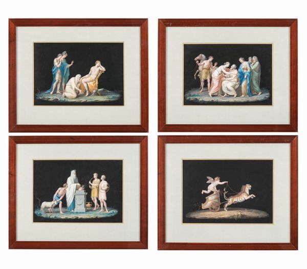 Michelangelo Maestri : Soggetti tratti dalla mitologia classica  - Asta Dimore Italiane - Associazione Nazionale - Case d'Asta italiane