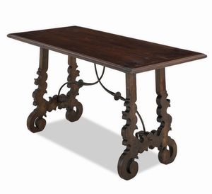 Tavolo fratino in legno. XX secolo  - Asta Dimore Italiane - Associazione Nazionale - Case d'Asta italiane