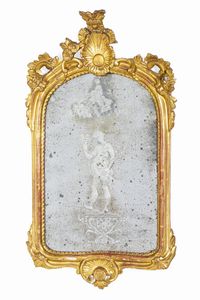 Gruppo di quattro specchiere. XVIII secolo  - Asta Dimore Italiane - Associazione Nazionale - Case d'Asta italiane