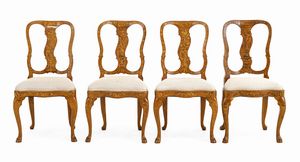 Gruppo di dodici sedie. Olanda, XVIII-XIX secolo  - Asta Dimore Italiane - Associazione Nazionale - Case d'Asta italiane