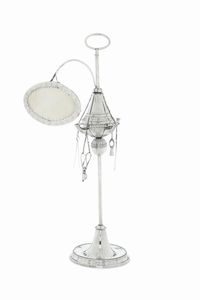 Lucerna. Genova, inizi del XIX secolo. Marchi di occupazione francese in uso dal 1805 al 1808 e marchi di ricontrollo con delfino e croce mauriziana  - Asta Dimore Italiane - Associazione Nazionale - Case d'Asta italiane