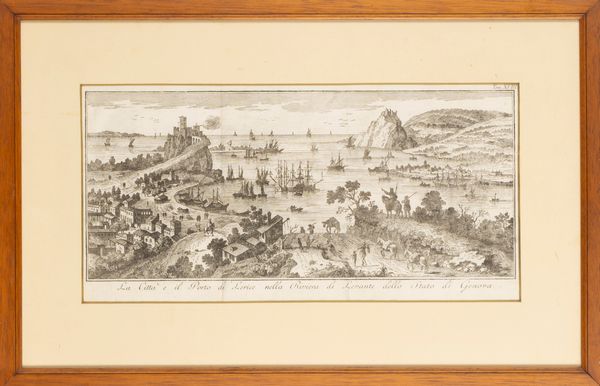 La Citt e il Porto di Lerice nella Riviera di Levante dello Stato di Genova  - Asta Carte geografiche della Liguria e della Corsica - Associazione Nazionale - Case d'Asta italiane