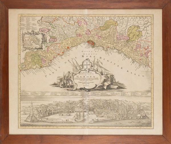 TOBIAS CONRAD LOTTER : Lo Stato della Repubblica di Genova  - Asta Carte geografiche della Liguria e della Corsica - Associazione Nazionale - Case d'Asta italiane