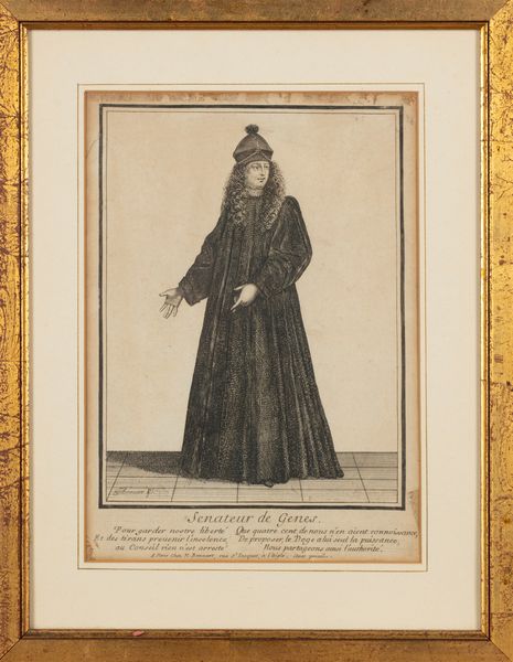 Abito dei Senatori della Serenissima Repubblica di Genova  - Asta Carte geografiche della Liguria e della Corsica - Associazione Nazionale - Case d'Asta italiane