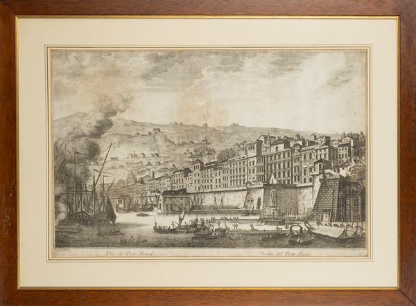 Veduta del Ponte Reale  - Asta Carte geografiche della Liguria e della Corsica - Associazione Nazionale - Case d'Asta italiane