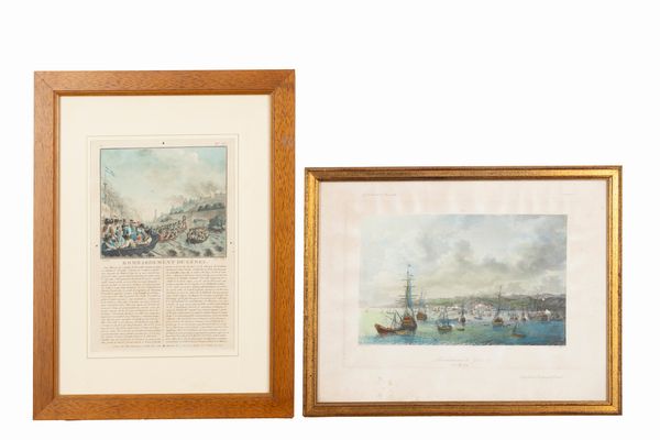 Bombardement de Genes - 1684  - Asta Carte geografiche della Liguria e della Corsica - Associazione Nazionale - Case d'Asta italiane