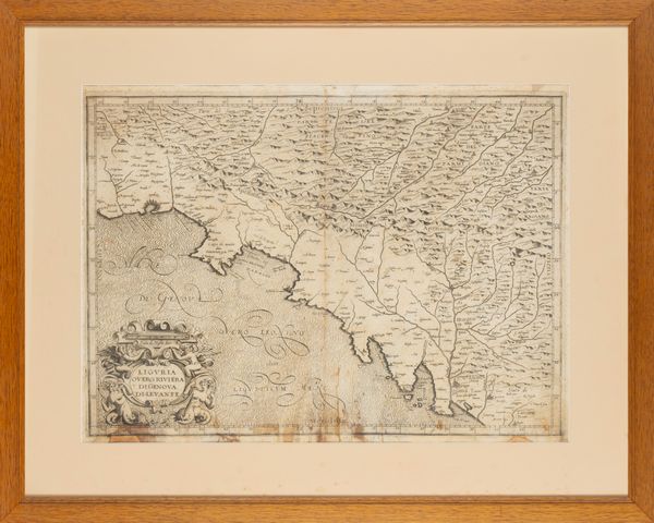 Magini, Giovanni Antonio : Ligura overo Riviera di Genova di Levante  - Asta Carte geografiche della Liguria e della Corsica - Associazione Nazionale - Case d'Asta italiane