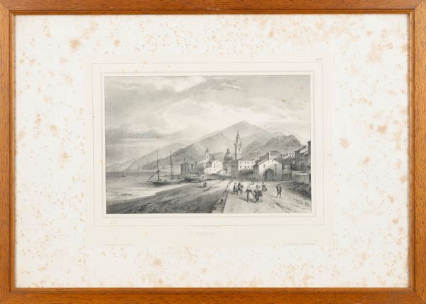 Pegli, nella riviera di ponente - Antico ponte lungo presso Albenga  - Asta Carte geografiche della Liguria e della Corsica - Associazione Nazionale - Case d'Asta italiane