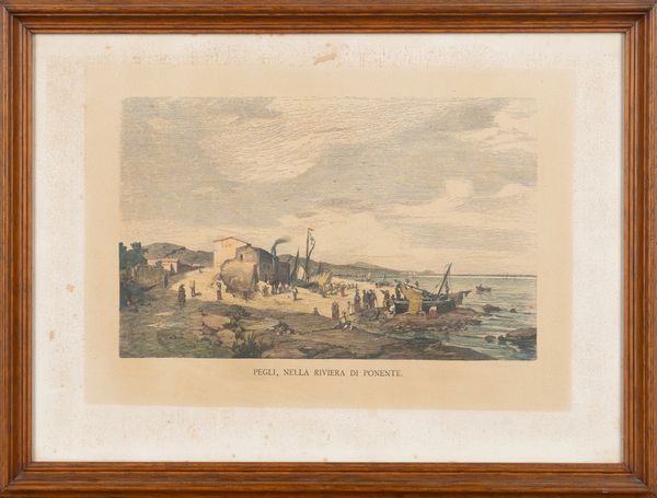 Pegli, nella riviera di ponente - Antico ponte lungo presso Albenga  - Asta Carte geografiche della Liguria e della Corsica - Associazione Nazionale - Case d'Asta italiane