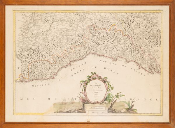 La Republique Ligure avec ses nouveaux bornes  - Asta Carte geografiche della Liguria e della Corsica - Associazione Nazionale - Case d'Asta italiane