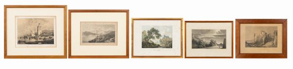 Bay of Genua - Couvent a Genes  - Asta Carte geografiche della Liguria e della Corsica - Associazione Nazionale - Case d'Asta italiane