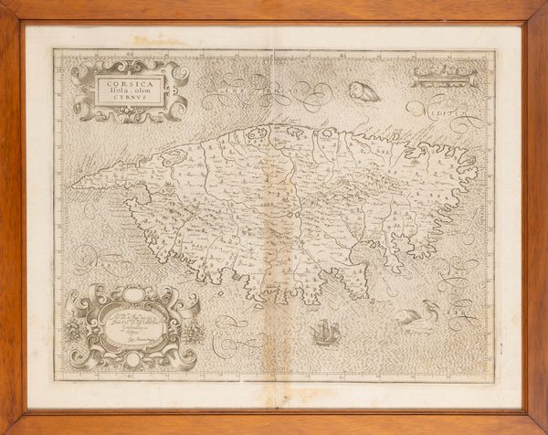 Magini, Giovanni Antonio : Corsica Isola, olim Cyrnus  - Asta Carte geografiche della Liguria e della Corsica - Associazione Nazionale - Case d'Asta italiane