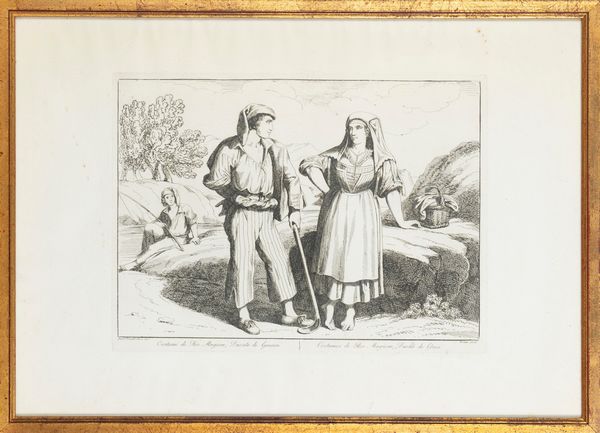 Pinelli, Bartolomeo : Costumi dei contorni di Genova - Costumi di Genova - Costumi di Rio Magiore  - Asta Carte geografiche della Liguria e della Corsica - Associazione Nazionale - Case d'Asta italiane