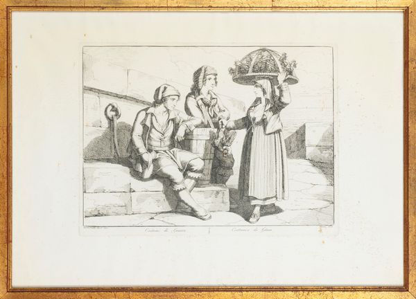 Pinelli, Bartolomeo : Costumi dei contorni di Genova - Costumi di Genova - Costumi di Rio Magiore  - Asta Carte geografiche della Liguria e della Corsica - Associazione Nazionale - Case d'Asta italiane