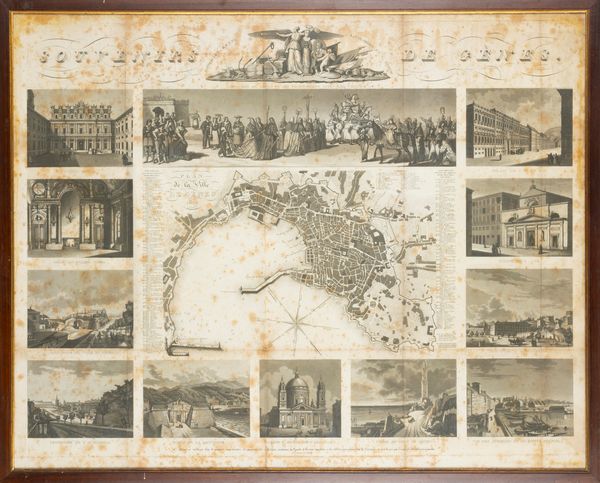 Souvenirs de Genes  - Asta Carte geografiche della Liguria e della Corsica - Associazione Nazionale - Case d'Asta italiane