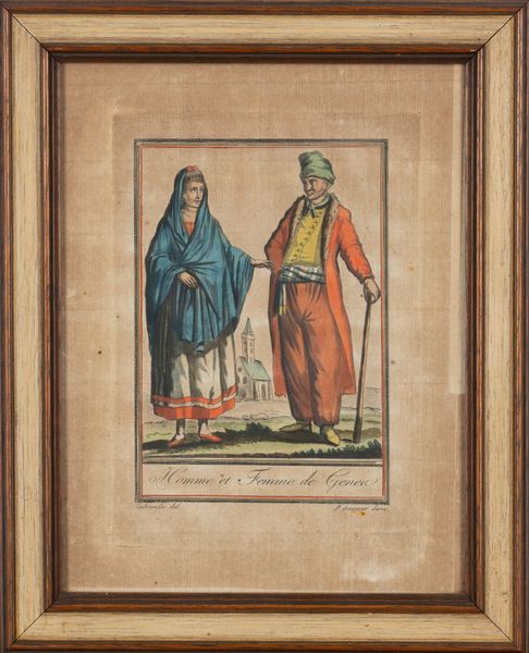 Homme et femme de Genea  - Asta Carte geografiche della Liguria e della Corsica - Associazione Nazionale - Case d'Asta italiane
