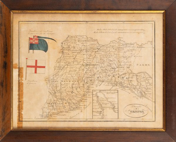 Ducato di Genova  - Asta Carte geografiche della Liguria e della Corsica - Associazione Nazionale - Case d'Asta italiane