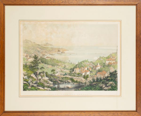 Genova from the Ramparts  - Asta Carte geografiche della Liguria e della Corsica - Associazione Nazionale - Case d'Asta italiane