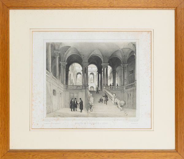 Vedute di Genova - Parte del molo vecchio  - Asta Carte geografiche della Liguria e della Corsica - Associazione Nazionale - Case d'Asta italiane