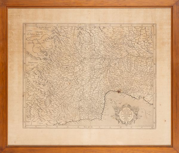 Gerardo Mercatore : Pedemontana Regio cum Genuensium territorio  - Asta Carte geografiche della Liguria e della Corsica - Associazione Nazionale - Case d'Asta italiane