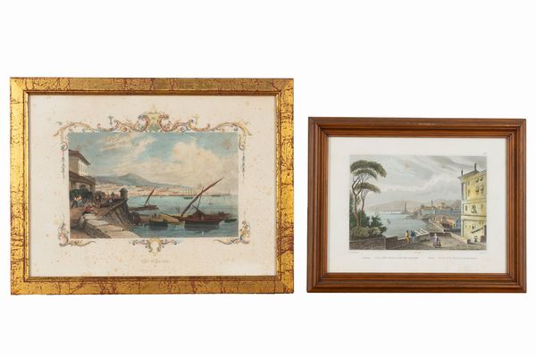 View of Genova  - Asta Carte geografiche della Liguria e della Corsica - Associazione Nazionale - Case d'Asta italiane