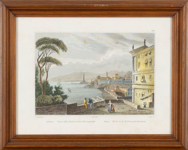 View of Genova  - Asta Carte geografiche della Liguria e della Corsica - Associazione Nazionale - Case d'Asta italiane