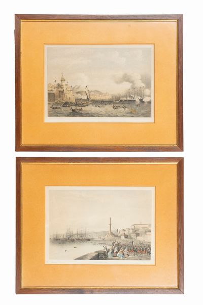 Genova - Arrivo dell'Imperatore Napoleone III  - Asta Carte geografiche della Liguria e della Corsica - Associazione Nazionale - Case d'Asta italiane