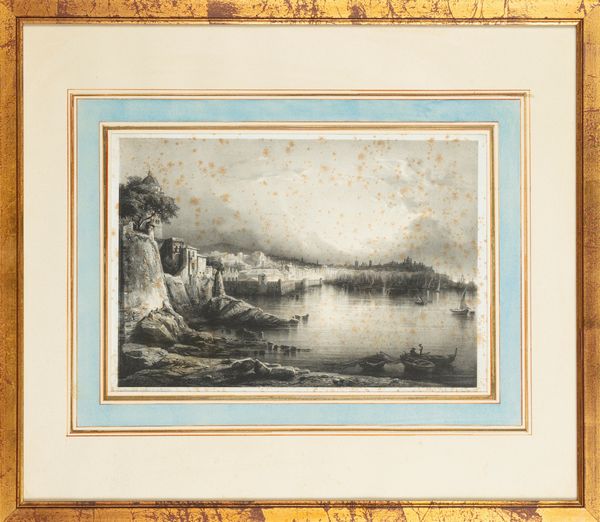 [Genova] - Carignano dalla Villa Fieschi  - Asta Carte geografiche della Liguria e della Corsica - Associazione Nazionale - Case d'Asta italiane