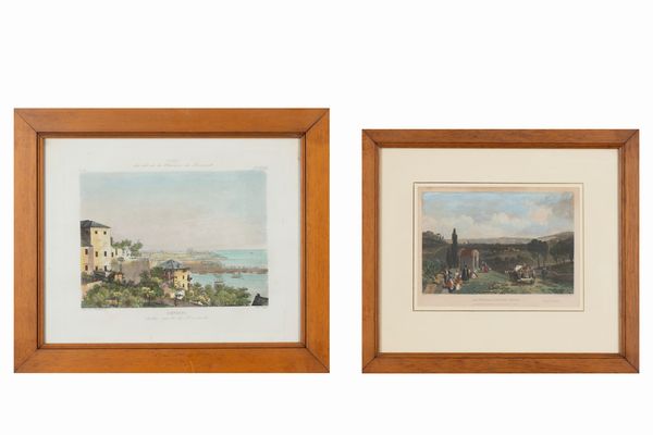 Genova dalla parte di Levante  - Asta Carte geografiche della Liguria e della Corsica - Associazione Nazionale - Case d'Asta italiane