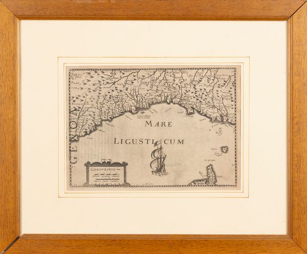 Genovesxio  - Asta Carte geografiche della Liguria e della Corsica - Associazione Nazionale - Case d'Asta italiane