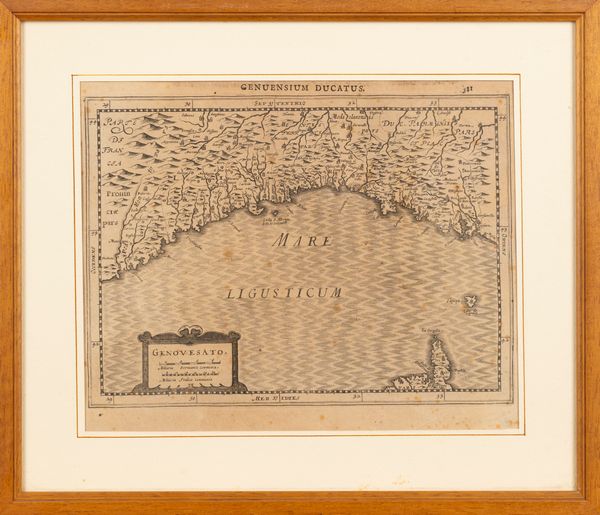 Genuensium Ducatus - Genovesato  - Asta Carte geografiche della Liguria e della Corsica - Associazione Nazionale - Case d'Asta italiane