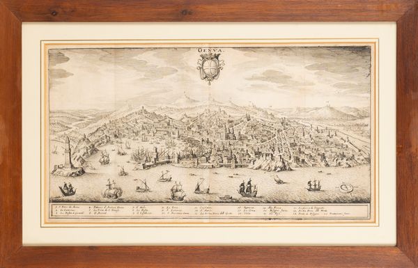Matthäus Merian : Genua  - Asta Carte geografiche della Liguria e della Corsica - Associazione Nazionale - Case d'Asta italiane