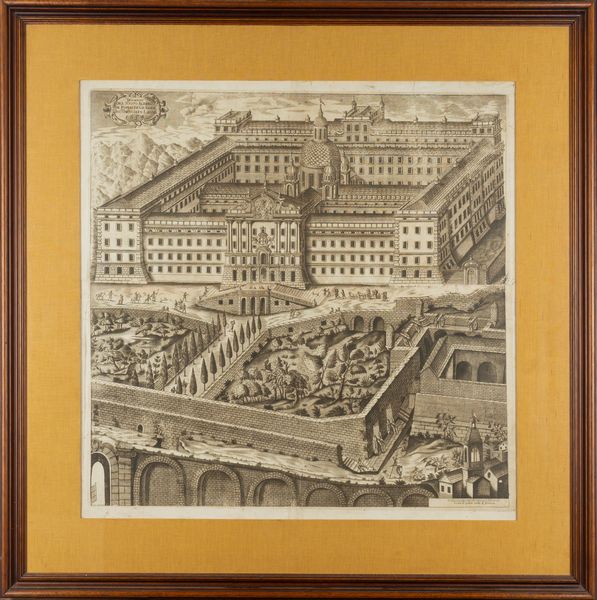 Dissegno del nuovo albergo de Poveri incominciato l'anno 1654  - Asta Carte geografiche della Liguria e della Corsica - Associazione Nazionale - Case d'Asta italiane