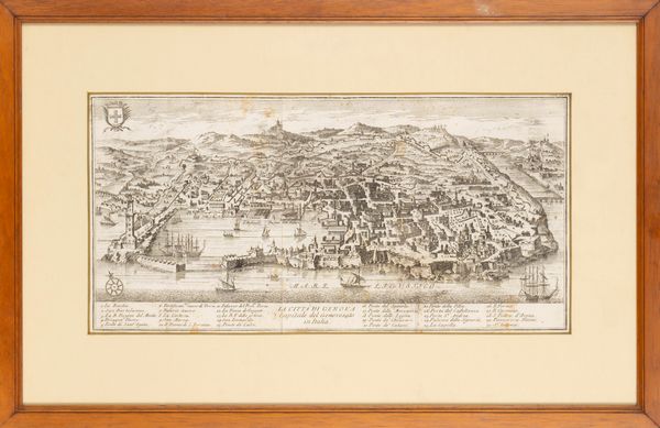 La Citt di Genova Capitale del Genovesato in Italia  - Asta Carte geografiche della Liguria e della Corsica - Associazione Nazionale - Case d'Asta italiane