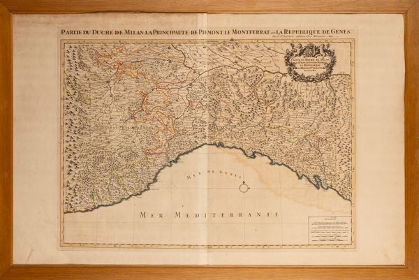 Parti du Duch de Milan...et la Republique de Genes  - Asta Carte geografiche della Liguria e della Corsica - Associazione Nazionale - Case d'Asta italiane