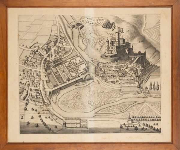 JOHANNES BLAEU : Castrum et oppidum dulcis - Aquae  - Asta Carte geografiche della Liguria e della Corsica - Associazione Nazionale - Case d'Asta italiane