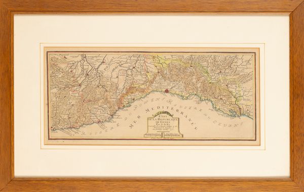 Etat de la Republique de Genes  - Asta Carte geografiche della Liguria e della Corsica - Associazione Nazionale - Case d'Asta italiane